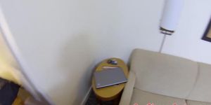 Pulled amateur beauty pov doggystyled