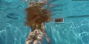 Nata Ocean hot skinny pornstar underwater