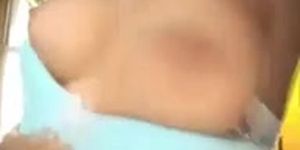 Hot Eve Angel strips and masturbates