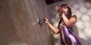 Showering asian slut gets ravaged with BBC