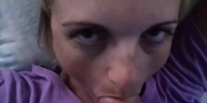 she takes huge load to face