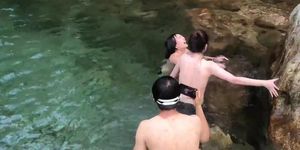 Nude diving