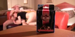 Redhead gets a good fucking in hotel room
