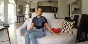 African Casting - Tight Black MILF Pussy Railed By Fake Producer
