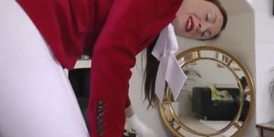 Stocking ho anal creampie