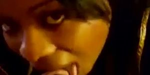 Rene Love Sucking some dick. (Too Much)