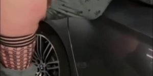 BBC Fucks BBW in The Parking Lot