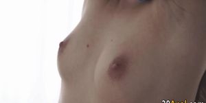 Hottie gets ass cumshot