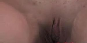 Gagged sub gets pussy punished