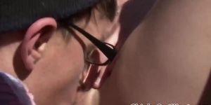 Aussie girlfriend pussy licked