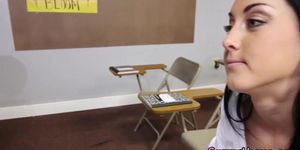 Banged teen facailzied