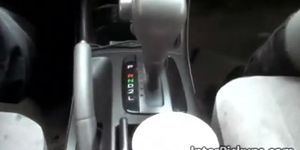 Slutty blonde with perfectly shaped ass getting her butthole destroyed