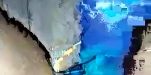 Blue dildo