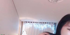Korean super hot camgirl in white stockings