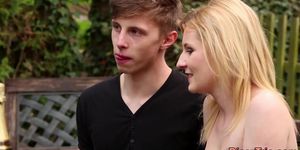 Bi foursome slut jizzed