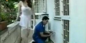 Sexy Manuela Arcuri having shower