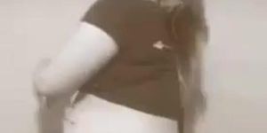 Someone Needs To be Proud Of Her Fat Butt and What She's Doing