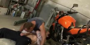 Mechanic suck n raw fuck