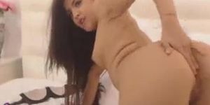 Amateur Indian Wife Masturbates In Stockings On Webcam