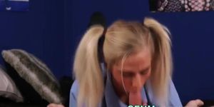 Cfnm amateur teeny sucks