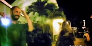 Germans make a public outdoor orgy