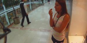 Pickedup eurobabe fucked in public restroom
