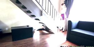 Pov teen sitter spunked