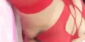 red dress sexy voice