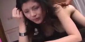 Japanese AV Model gets fucked and cum after