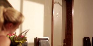 Alina Li gets a massage with benefits