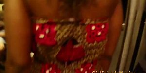 Eaten out ebony lesbian
