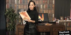 LITTLE DICK CLUB - Solo SPH babe talks nasty about losers with small dickies