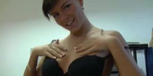 Secretary Gets Creampie In The Office