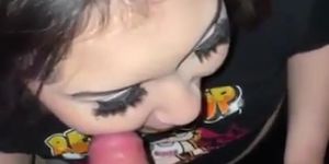 Shy Latina blowjob