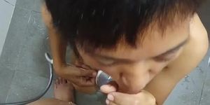 Indonesia maid blowjob 2