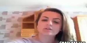 Big Tit Teasing And Masturbating