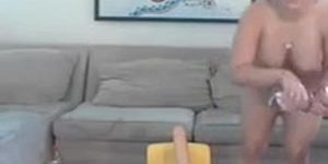 Thick Cam Slut With A Dildo