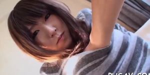 Perky boobs hot Asian strip tease