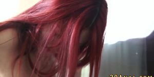 Redhead gets butt fucked