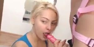 Lesbian webcam sex tease