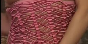 Masked man cums on babe's toes