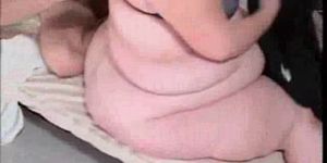 Huge bbw sits on skinny guys face