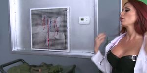 BRAZZERS - Dominating army babes cockriding in uniform