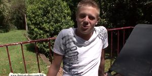 Getting his boyfriend shared with a lot of horny boys - Bukkake Boys - BukkakeBoys (Sexy boy)