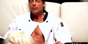 HISLUT - Experienced blonde is getting rammed hard
