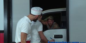 Spitroasted buff stud