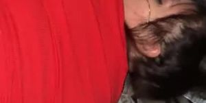 Big booty Latina talks dirty & backshots from boyfriend