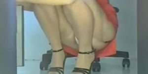 Upskirt mature