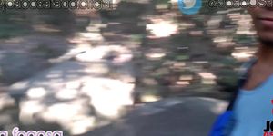 Fudendo na cachoeira com a PretaFogosa sem camisinha (Preta Fogosa)