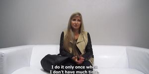 Nice Blonde Eliska Banged At The Casting (Marie Lambo)